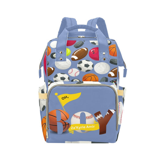 Multi-Function Diaper Backpack/Diaper Bag (Model 1688)